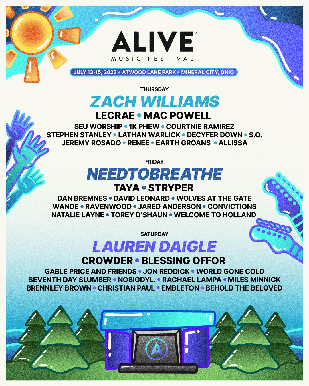 2023 Alive Festival Lineup